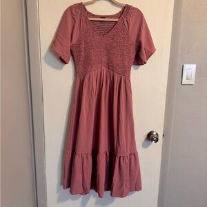 Elegant Mauve Dress